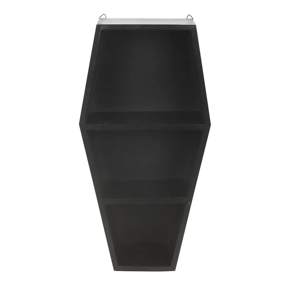 Small Black Coffin Shelf - Image 3