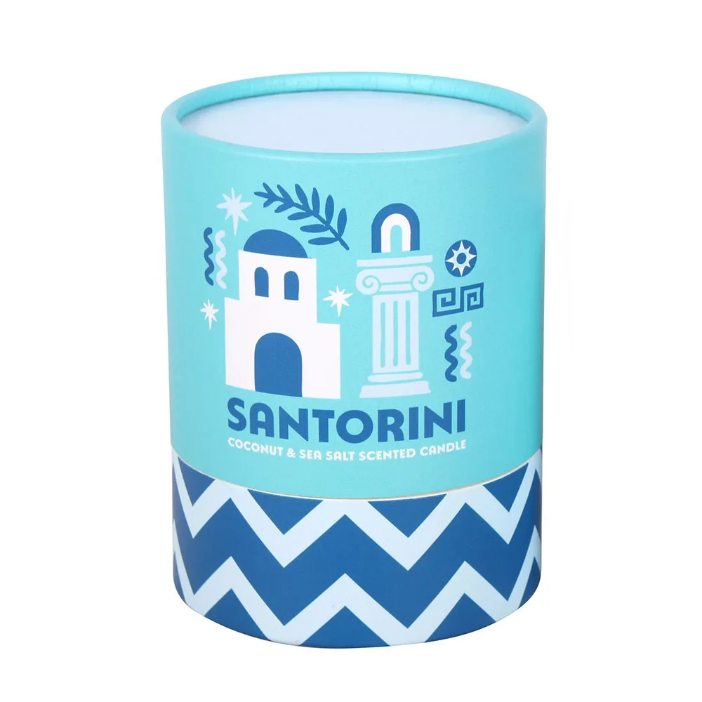 Santorini Coconut & Sea Salt Scented Candle - Image 3