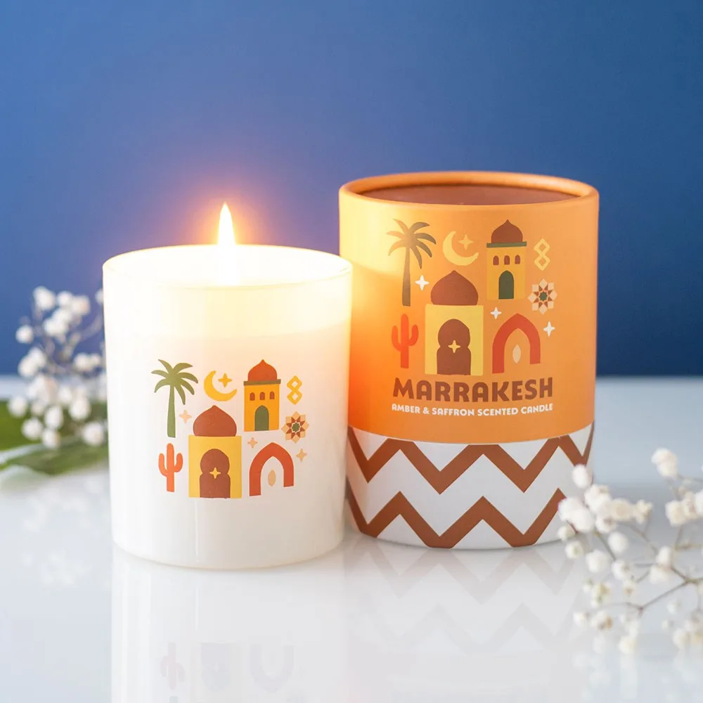 Marrakesh Amber & Saffron Scented Candle Marrakesh Amber & Saffron Scented Candle
