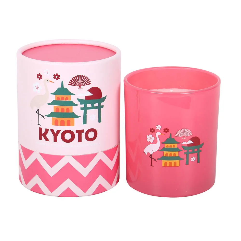 Kyoto Bamboo & Cherry Blossom Scented Candle - Image 2
