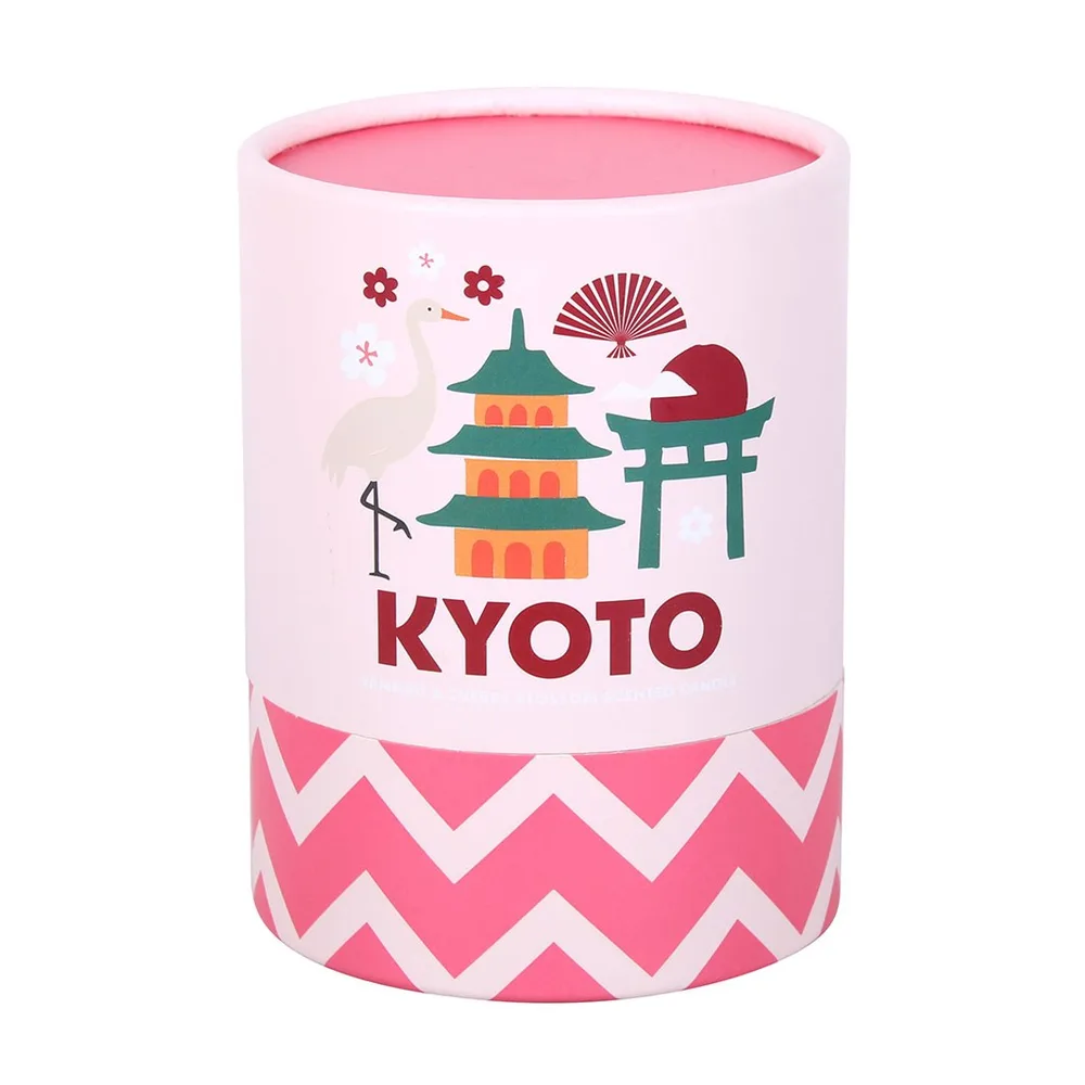 Kyoto Bamboo & Cherry Blossom Scented Candle - Image 4