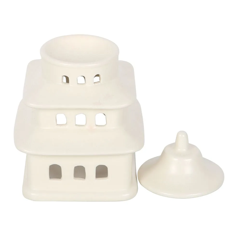 Pagoda Shaped Oil Burner and Wax Warmer - Image 4