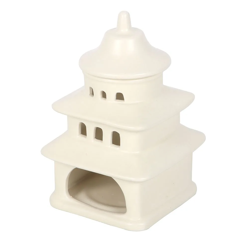 Pagoda Shaped Oil Burner and Wax Warmer - Image 5
