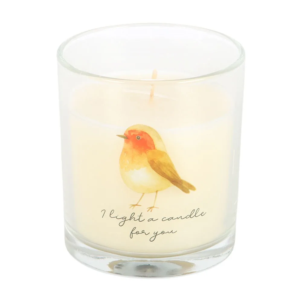 Robin Remembrance Cranberry & Clove Candle - Image 3