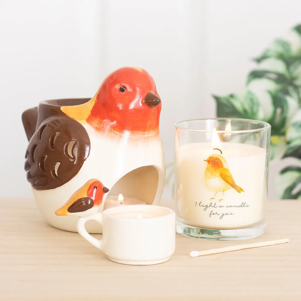 Robin Remembrance Cranberry & Clove Candle - Image 5