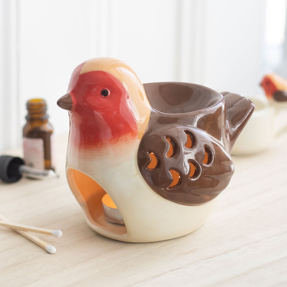 Robin Shaped Oil Burner and Wax Warmer Robin Shaped Oil Burner and Wax Warmer