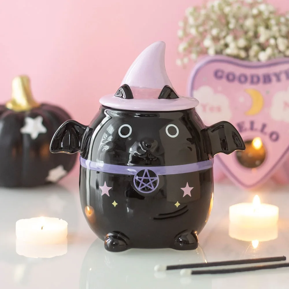 Pastel Bat Cat Oil Burner Pastel Bat Cat Oil Burner