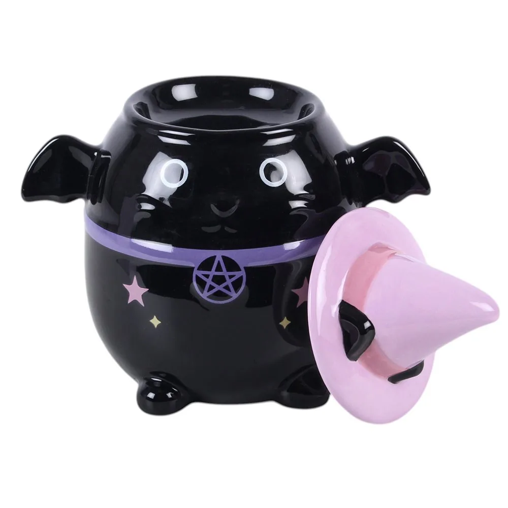 Pastel Bat Cat Oil Burner - Image 3