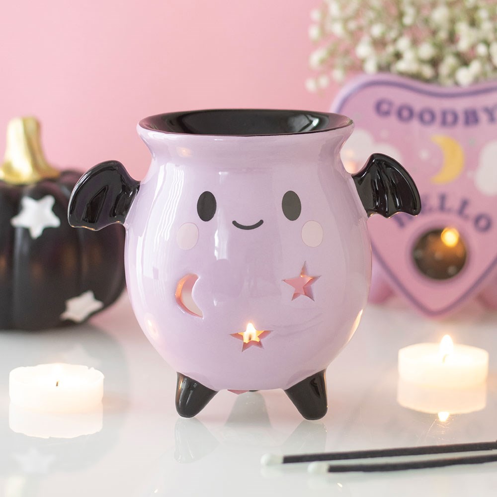 Pastel Bat Brew Cauldron Oil Burner Pastel Bat Brew Cauldron Oil Burner