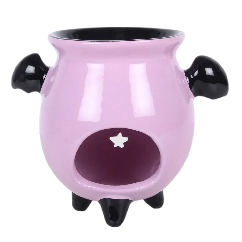 Pastel Bat Brew Cauldron Oil Burner - Image 4
