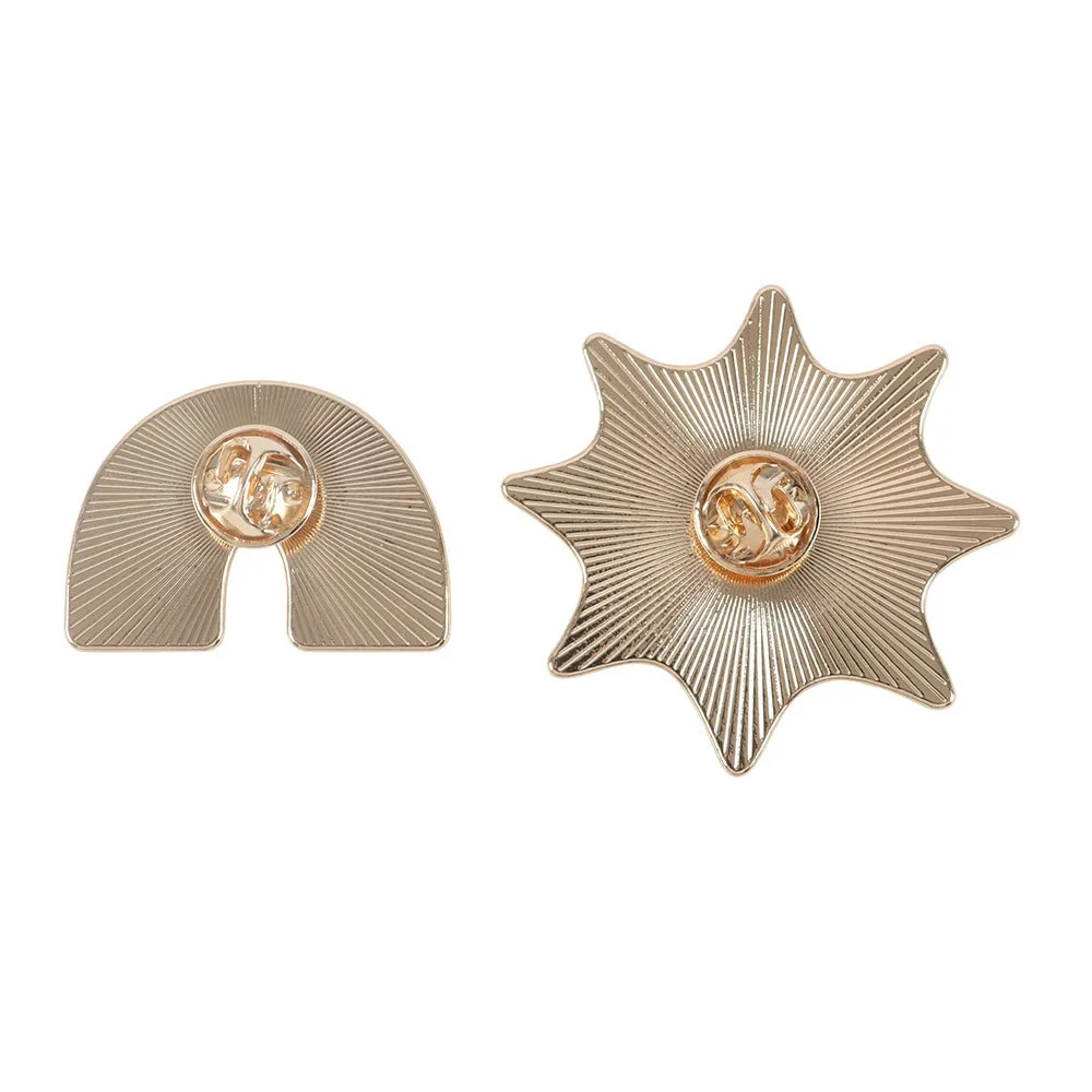 Set of 2 Rainbow and Sun Pin Badges - Image 4