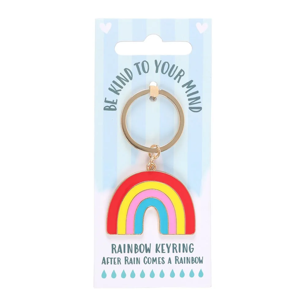 Be Kind to Your Mind Rainbow Keyring, photo 2 of 5