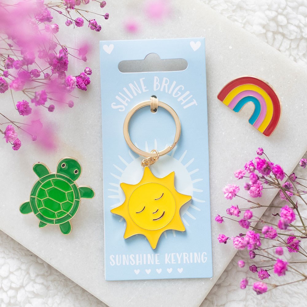 Shine Bright Sun Keyring Shine Bright Sun Keyring
