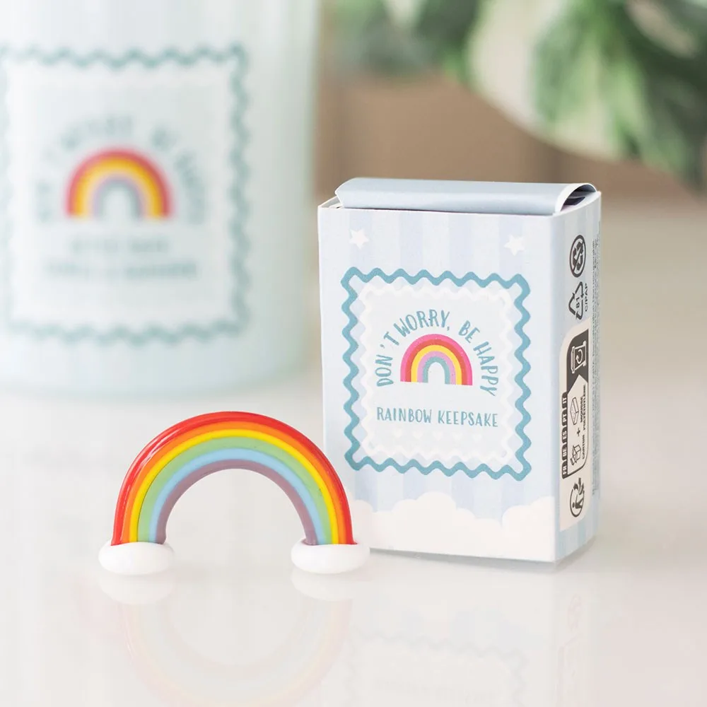 Set of 24 Pocket Positivity Rainbow Glass Keepsake Gifts in Display Set of 24 Pocket Positivity Rainbow Glass Keepsake Gifts in Display