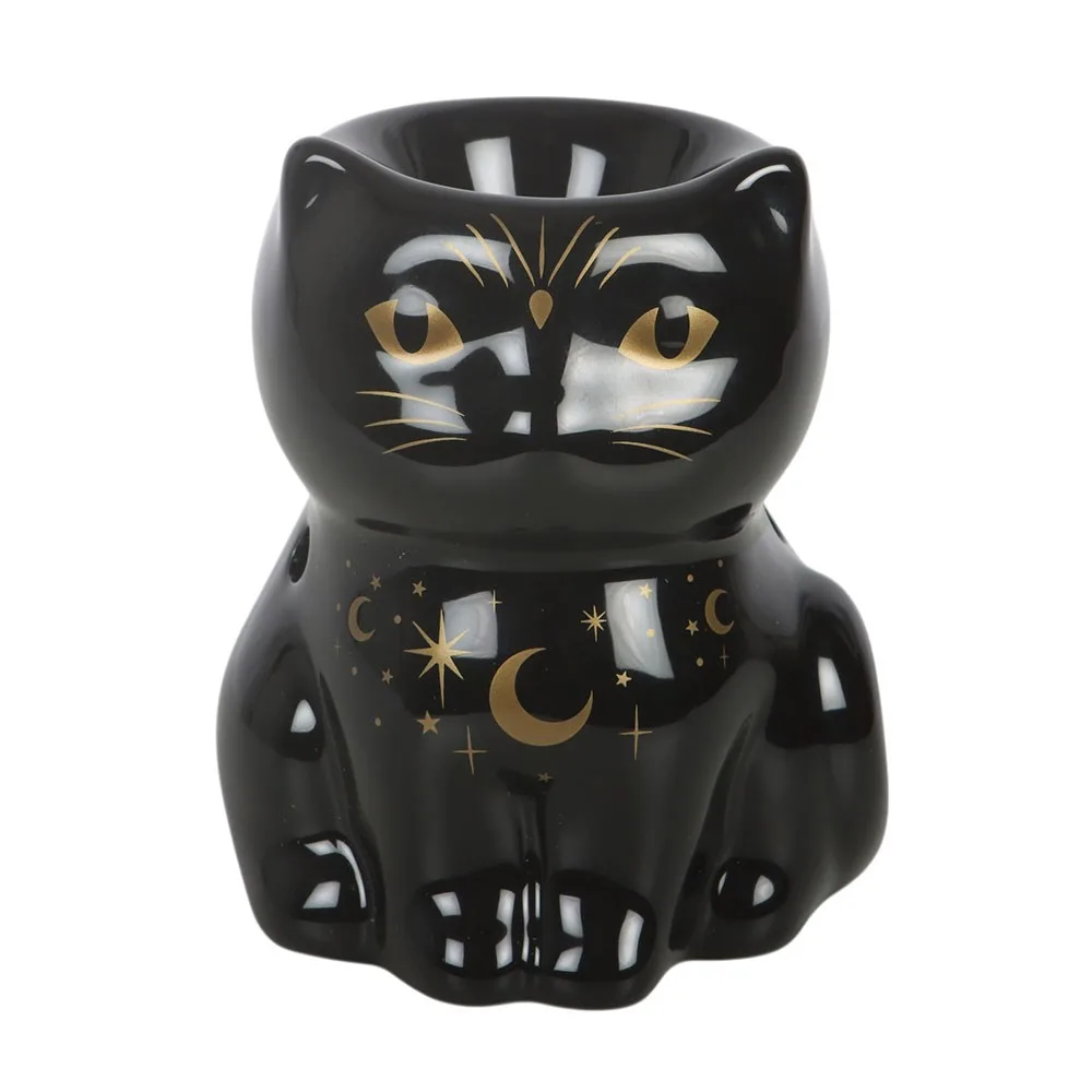 Black Cat Magick Oil Burner - Image 2