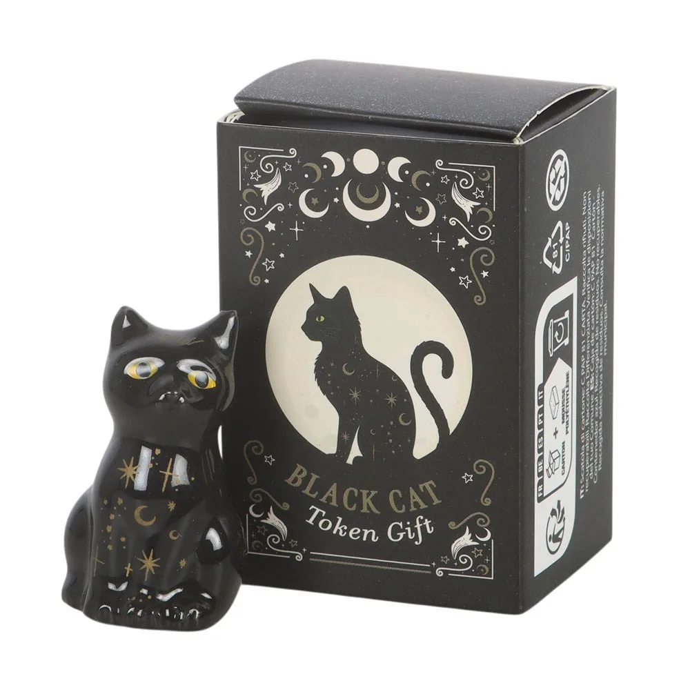 Set of 24 Black Cat Token Gifts in Display - Image 2