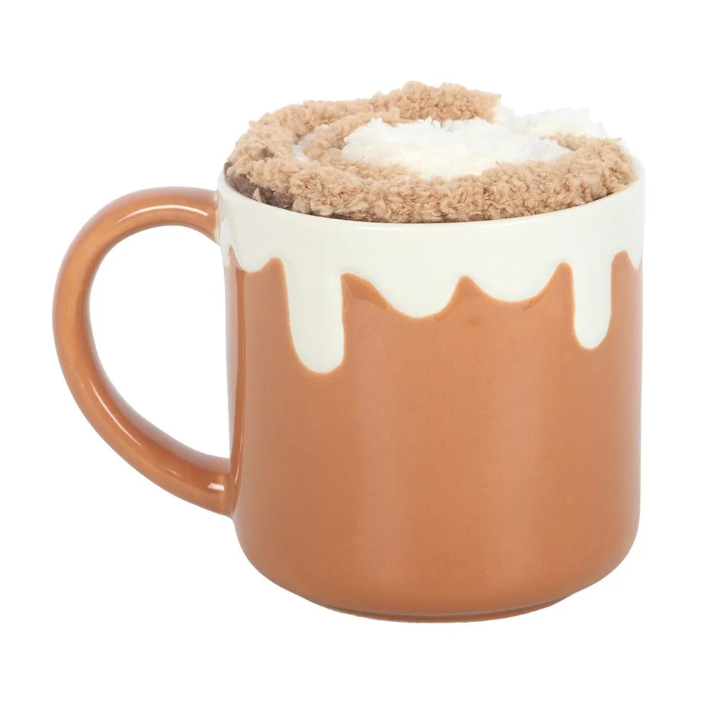 Cinnamon Roll Mug and Socks Set - Image 2