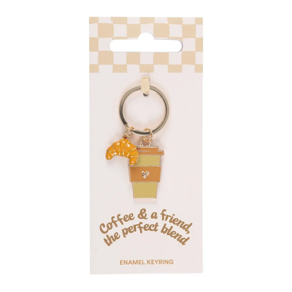 Coffee and a Friend Keyring - Image 2