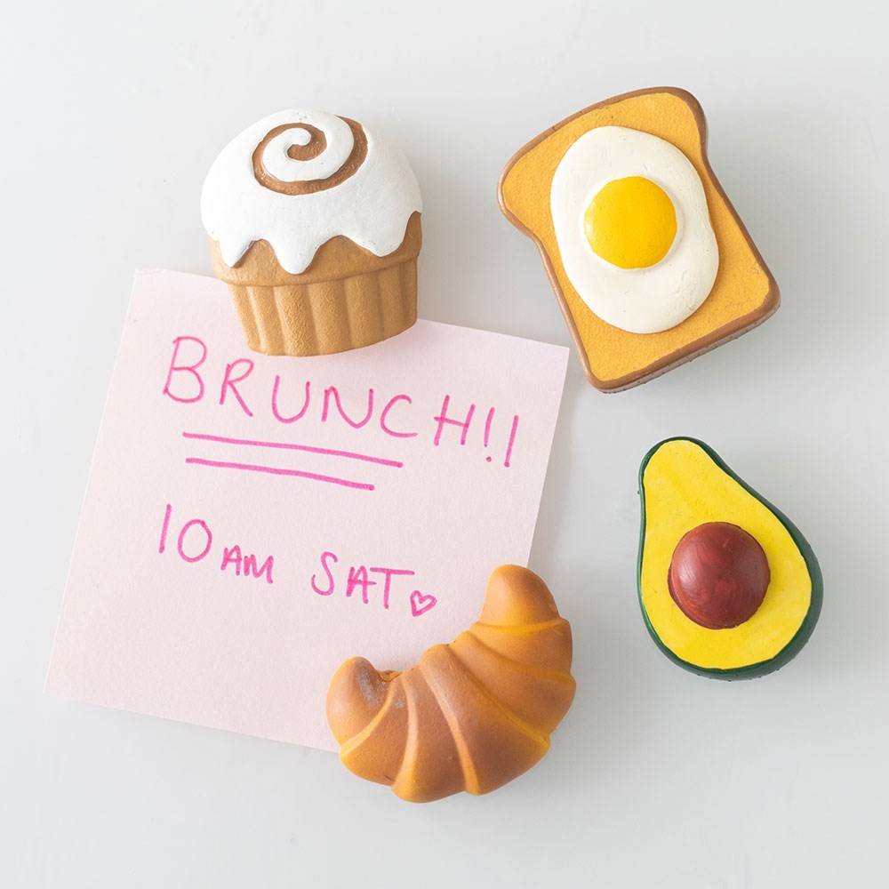 Brunch Club Fridge Magnet Set Brunch Club Fridge Magnet Set