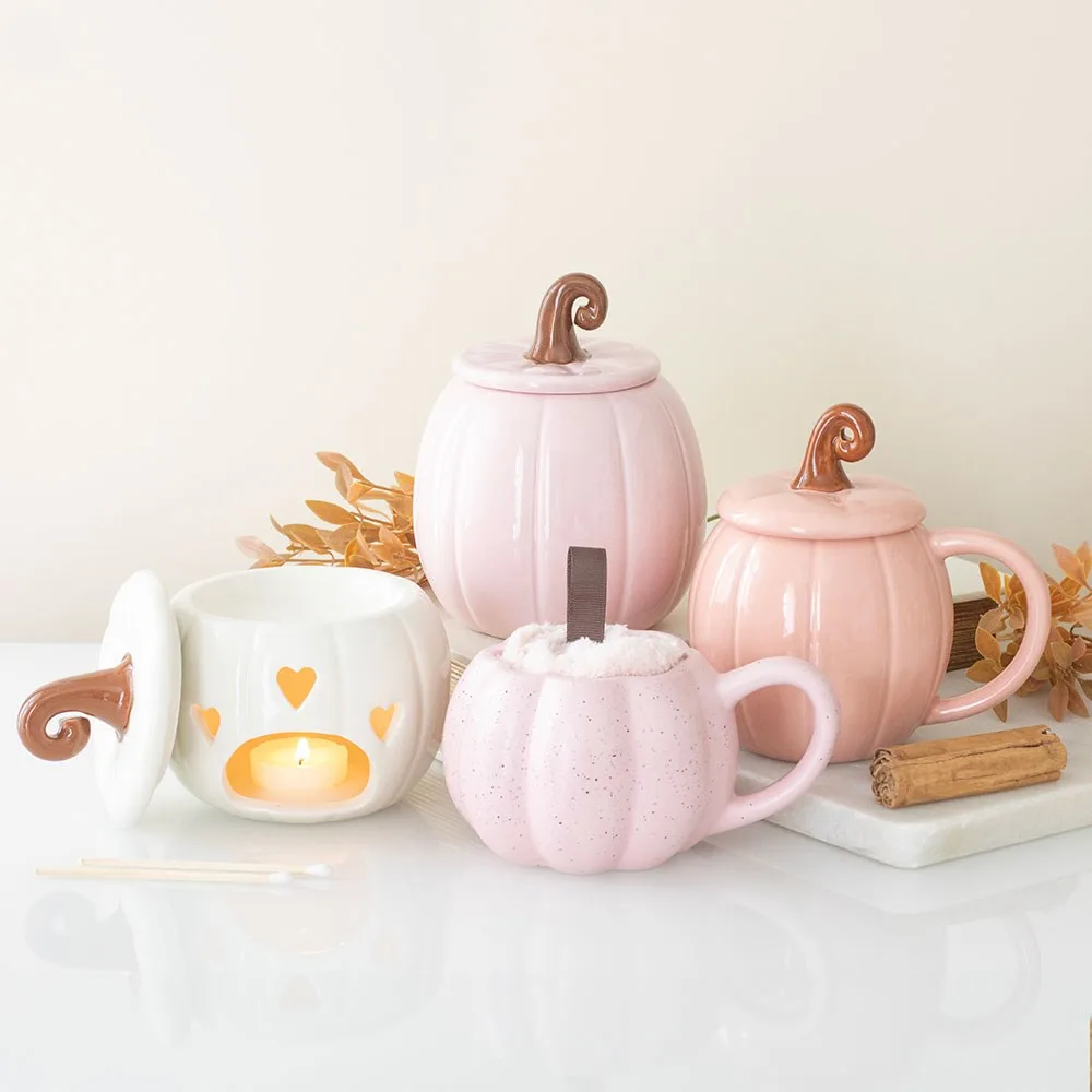 White Curly Pumpkin Oil Burner - Image 5