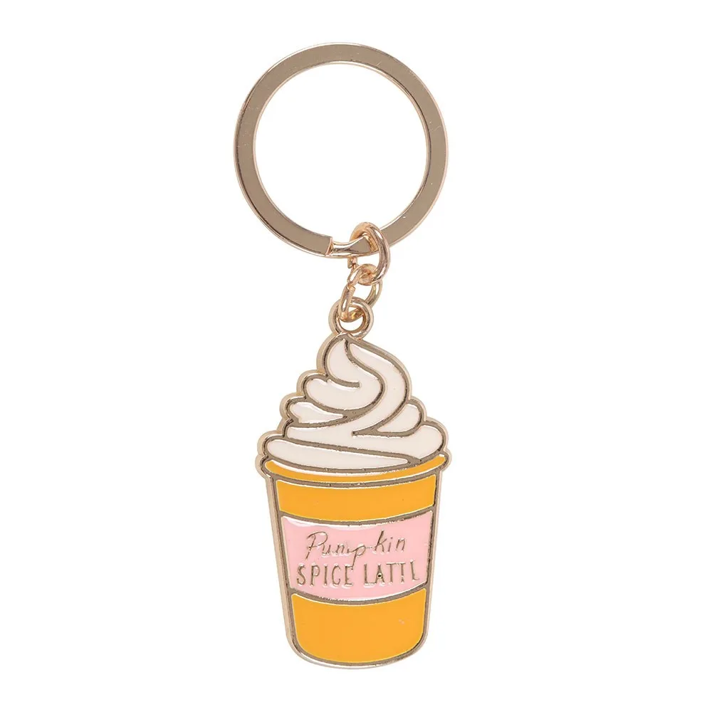 Pumpkin Spice Latte Keyring - Image 3