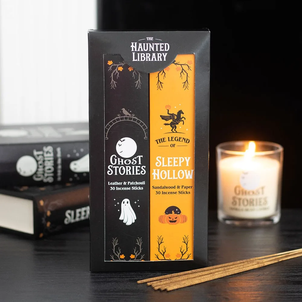 Set of 2 Haunted Library Incense Stick Packs Set of 2 Haunted Library Incense Stick Packs