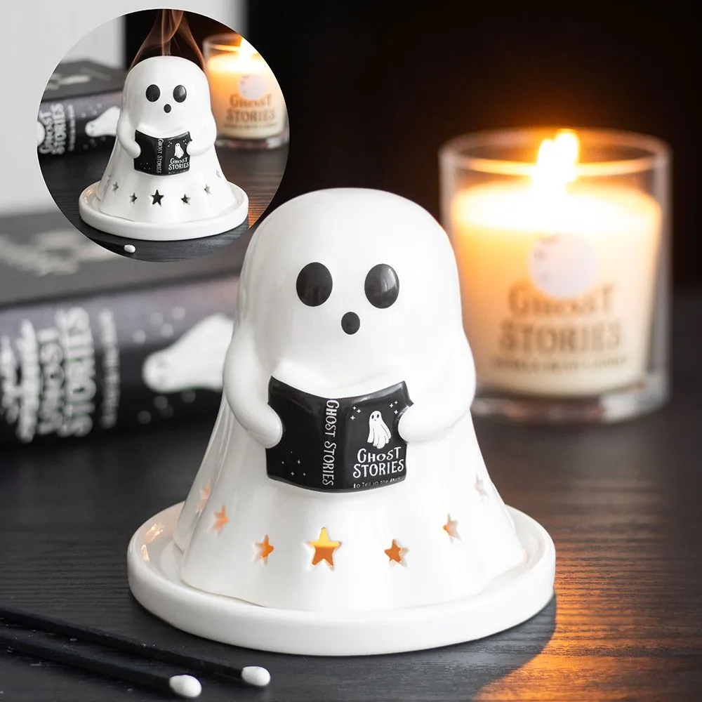 Ghost Stories Tealight and Incense Cone Holder Ghost Stories Tealight and Incense Cone Holder