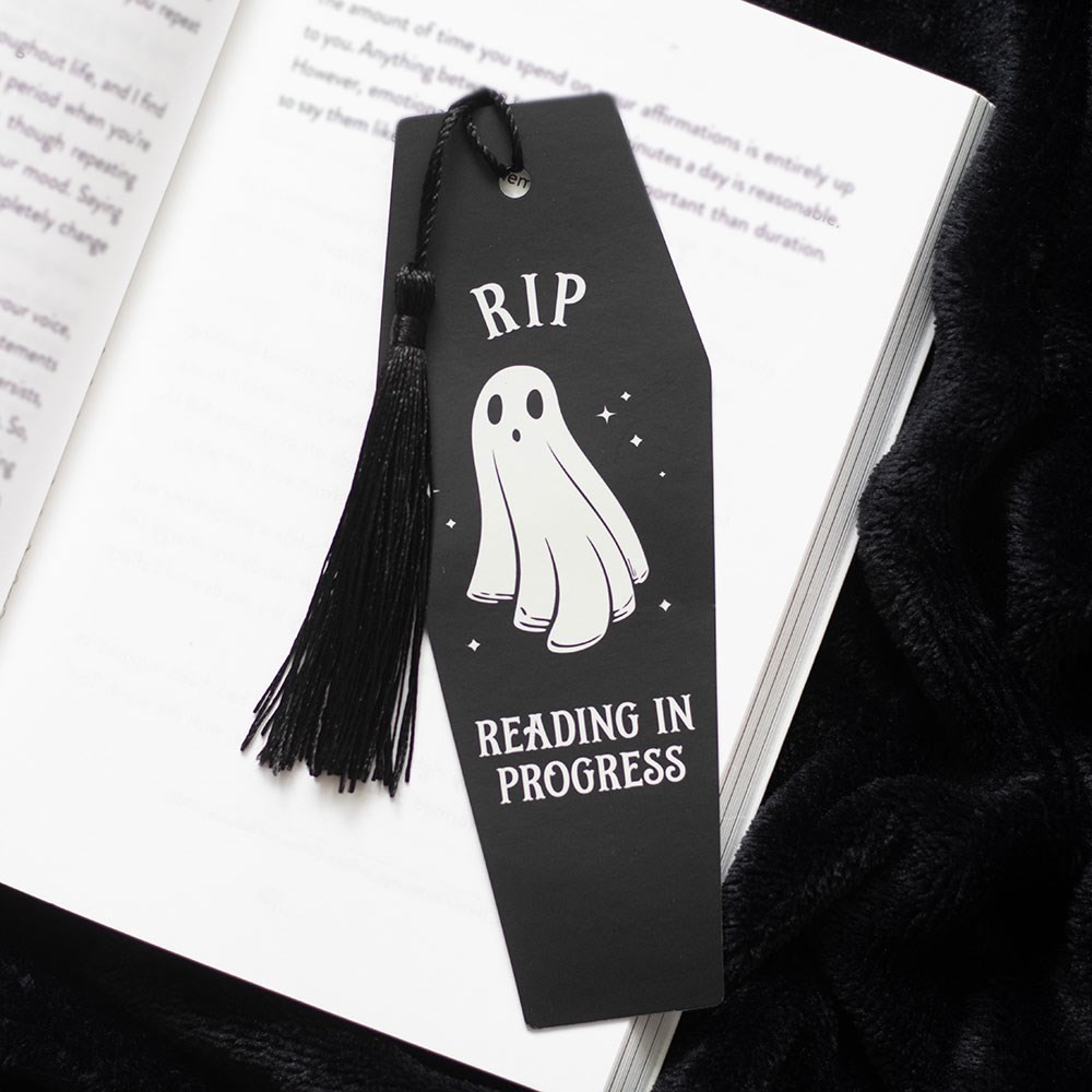 RIP Reading In Progress Coffin Bookmark RIP Reading In Progress Coffin Bookmark