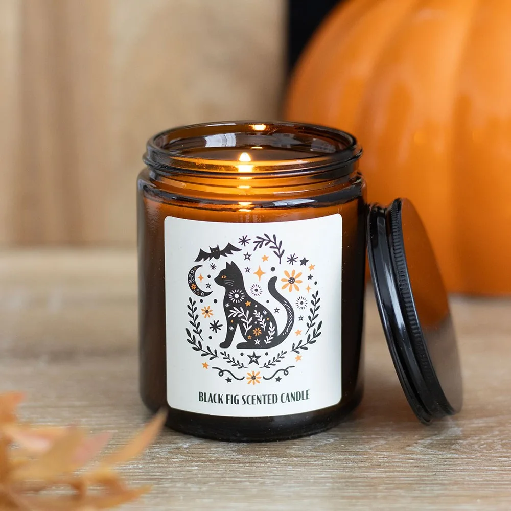 Frightful Folk Cat Black Fig Scented Candle Frightful Folk Cat Black Fig Scented Candle