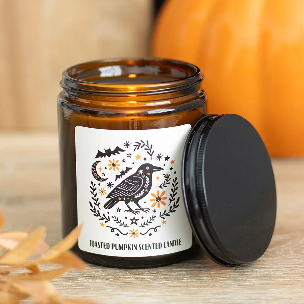 Frightful Folk Raven Toasted Pumpkin Scented Candle Frightful Folk Raven Toasted Pumpkin Scented Candle
