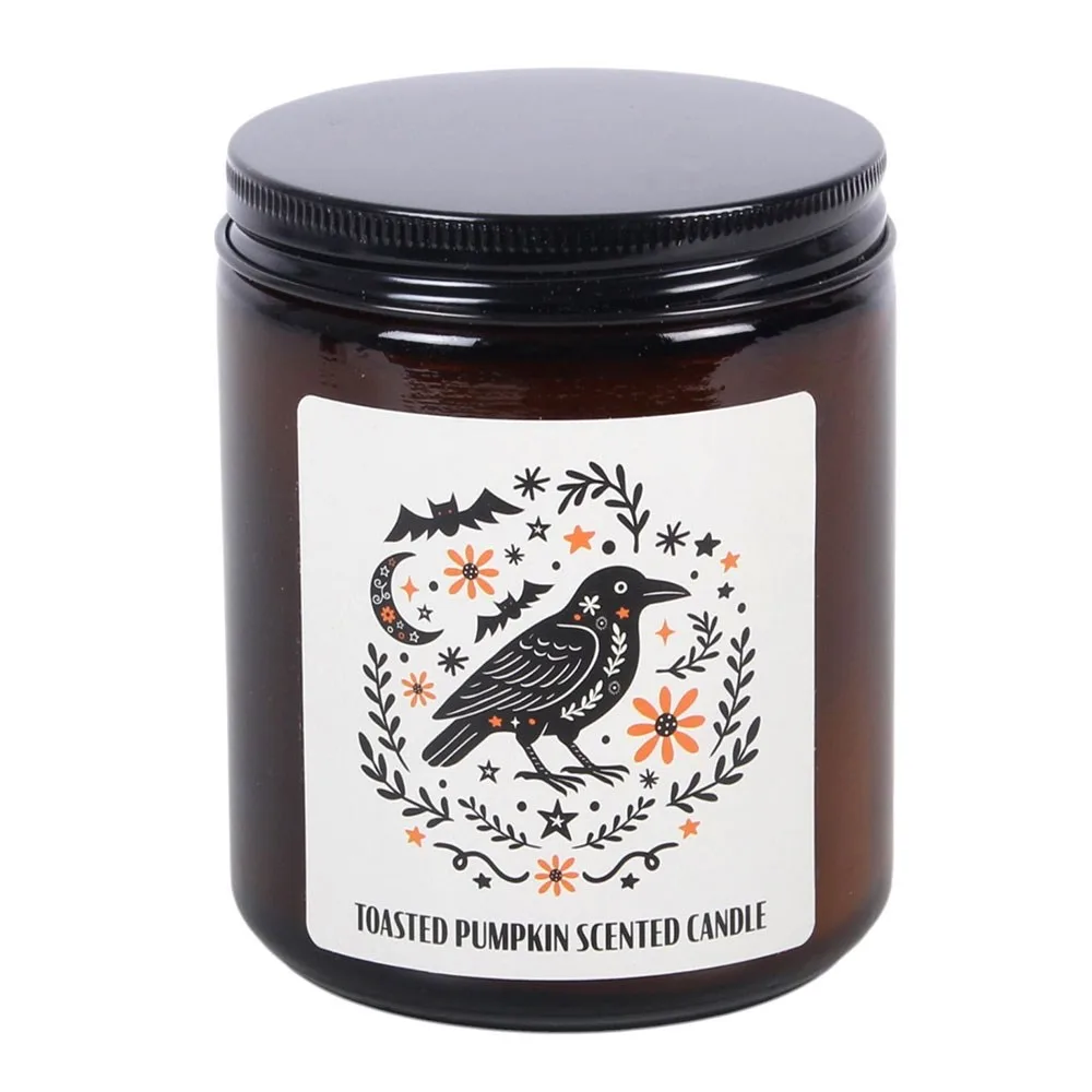Frightful Folk Raven Toasted Pumpkin Scented Candle - Image 2