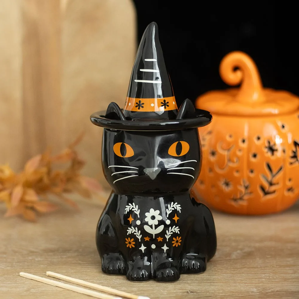 Frightful Folk Black Cat Oil Burner Frightful Folk Black Cat Oil Burner