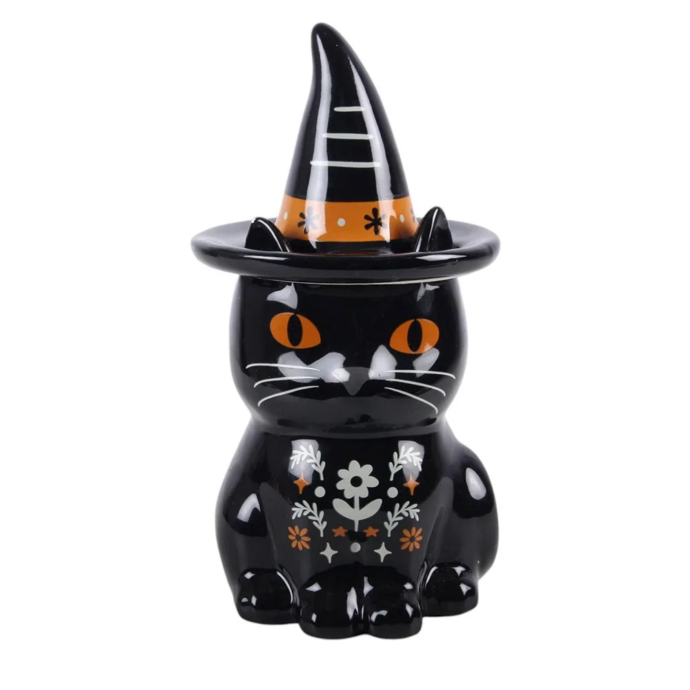 Frightful Folk Black Cat Oil Burner - Image 2