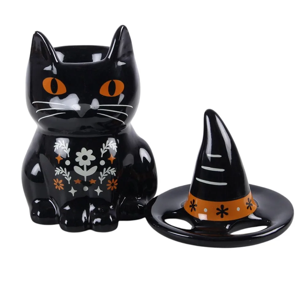 Frightful Folk Black Cat Oil Burner - Image 3
