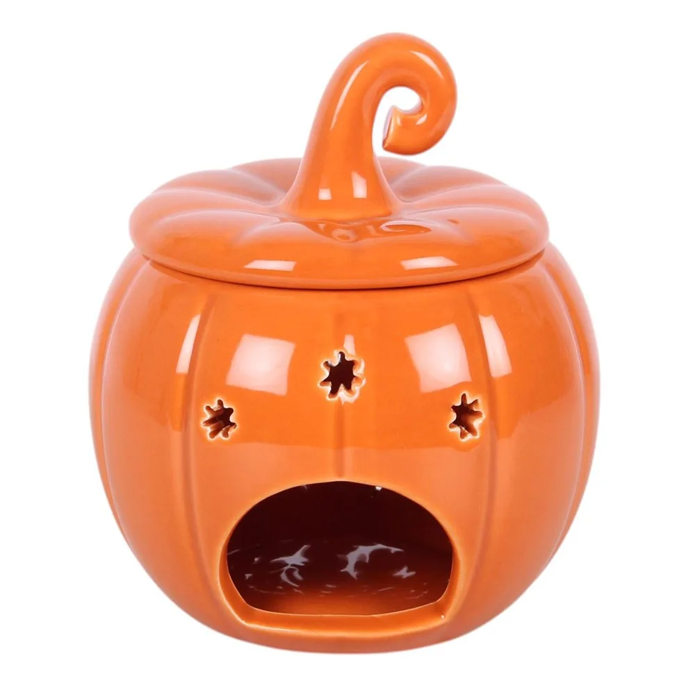 Orange Folk Pumpkin Oil Burner and Wax Warmer - Image 5