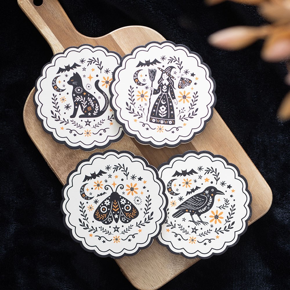 Frightful Folk Coaster Set Frightful Folk Coaster Set