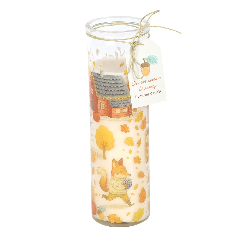 Cinnamon Woods Scented Tube Candle, photo 2 of 5