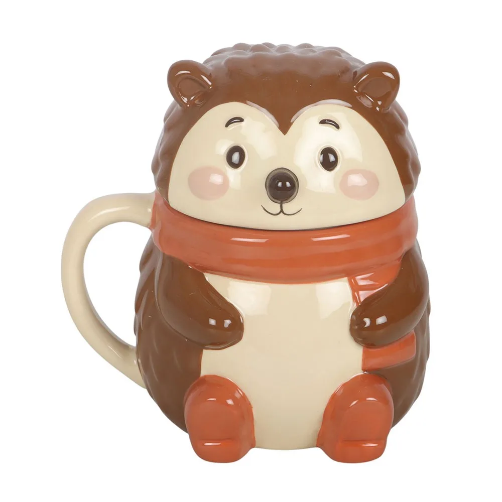Hazel Hedgehog Lidded Mug - Image 2