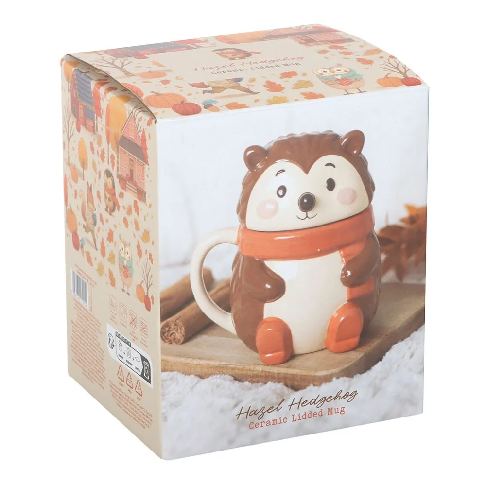 Hazel Hedgehog Lidded Mug - Image 6