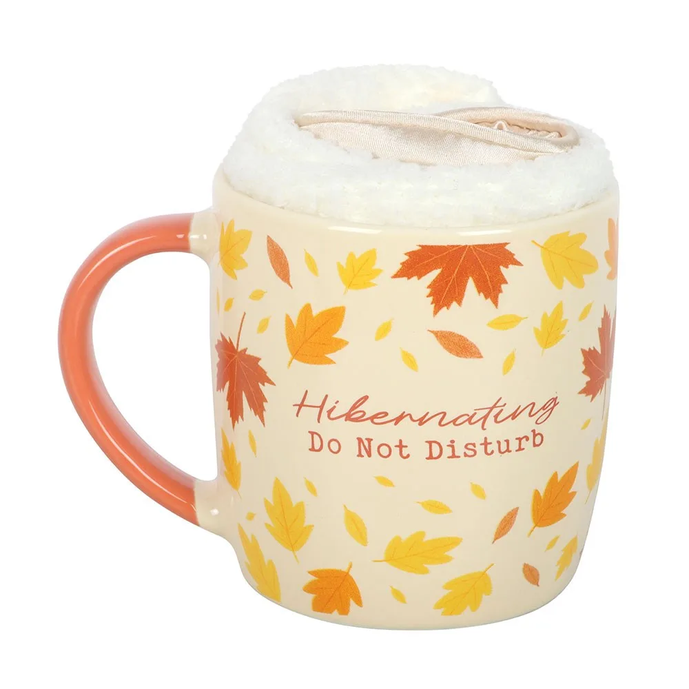 Autumn Hibernation Kit with Mug, Socks and Eye Mask - Image 2