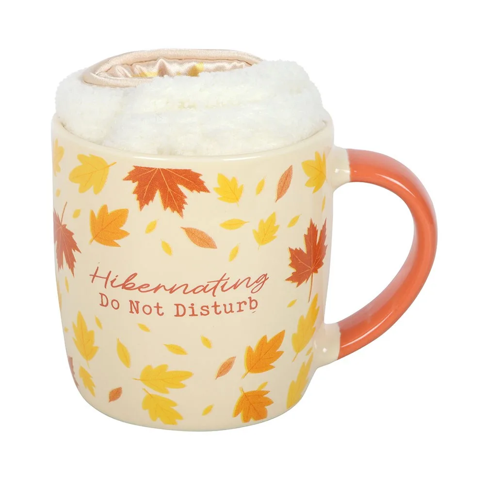 Autumn Hibernation Kit with Mug, Socks and Eye Mask - Image 3