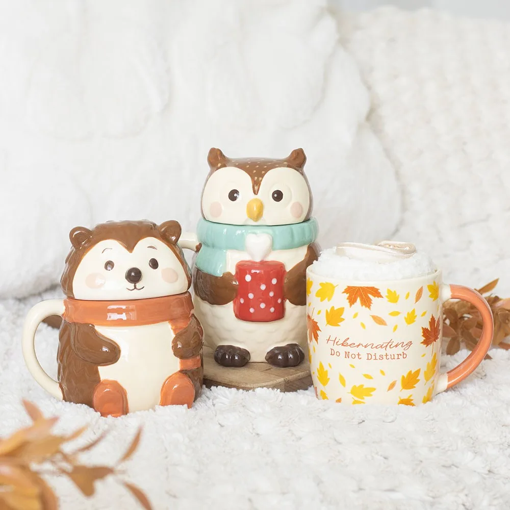 Autumn Hibernation Kit with Mug, Socks and Eye Mask - Image 5
