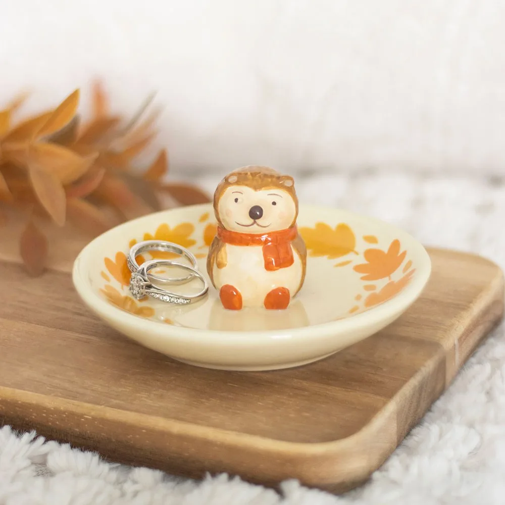Autumn Hedgehog Trinket Dish Autumn Hedgehog Trinket Dish