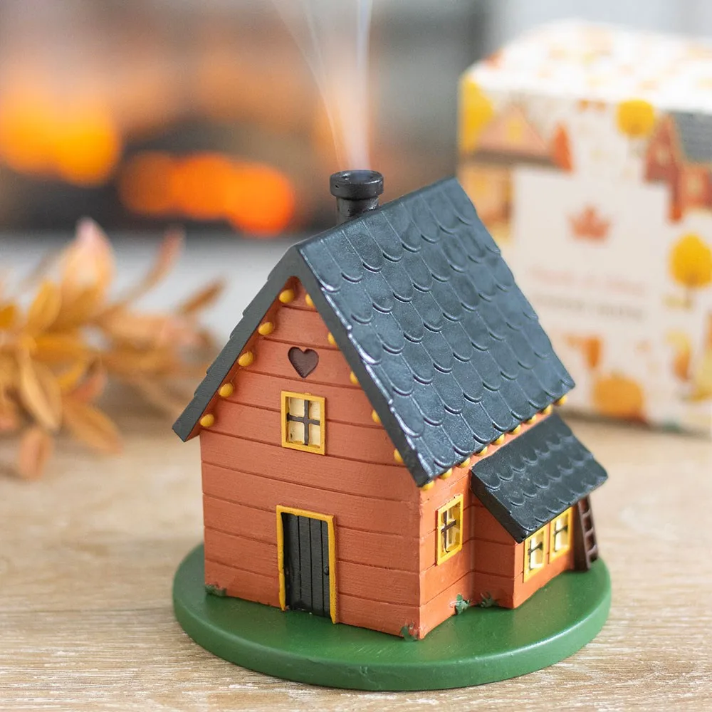 Brown House Incense Cone Burner Brown House Incense Cone Burner