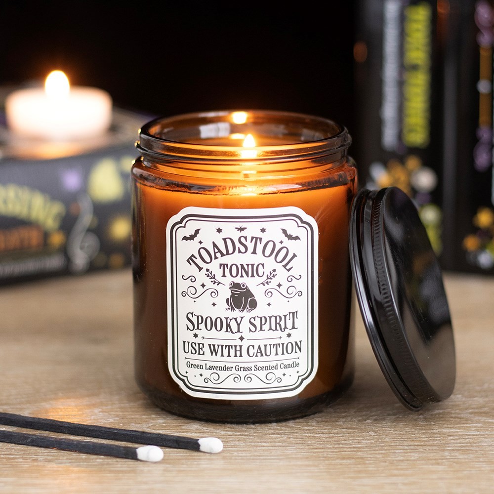 Toadstool Tonic Lavender Grass Candle Toadstool Tonic Lavender Grass Candle