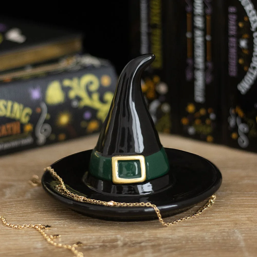 Black Witch Hat Trinket Dish Black Witch Hat Trinket Dish