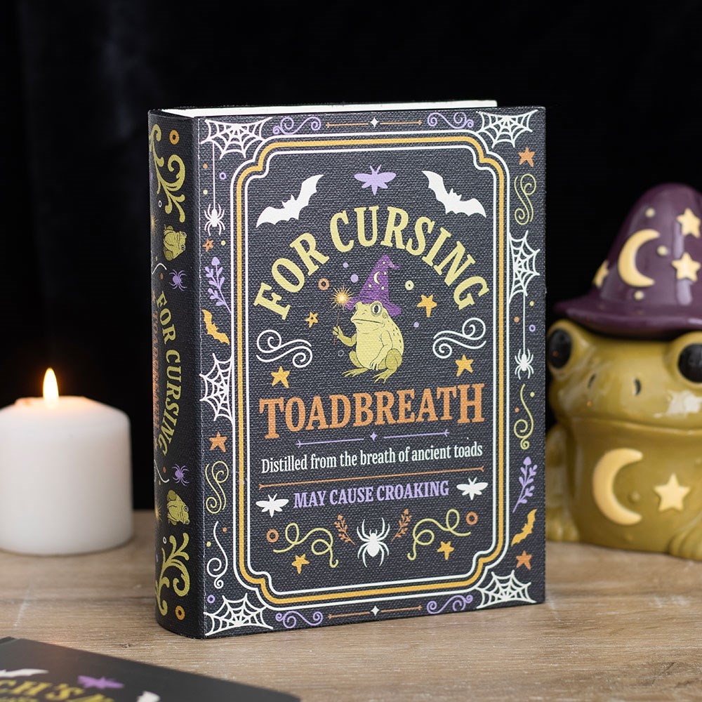 Toadbreath Spell Book Shaped Storage Box Toadbreath Spell Book Shaped Storage Box