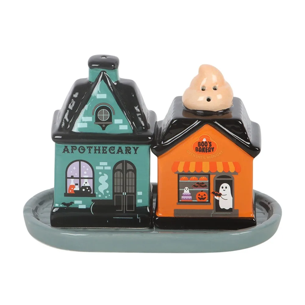 Spooky Street Salt and Pepper Shakers, photo 2 of 6