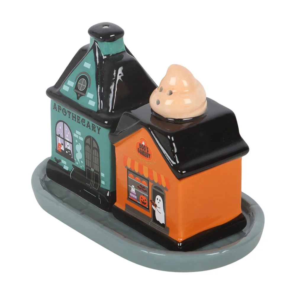 Spooky Street Salt and Pepper Shakers, photo 3 of 6