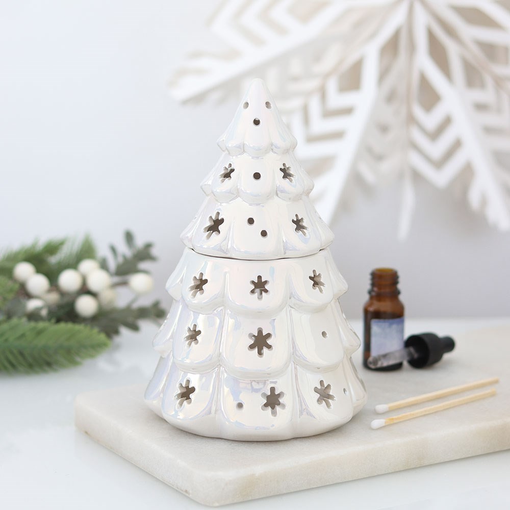 Iridescent Fir Tree Oil Burner Iridescent Fir Tree Oil Burner